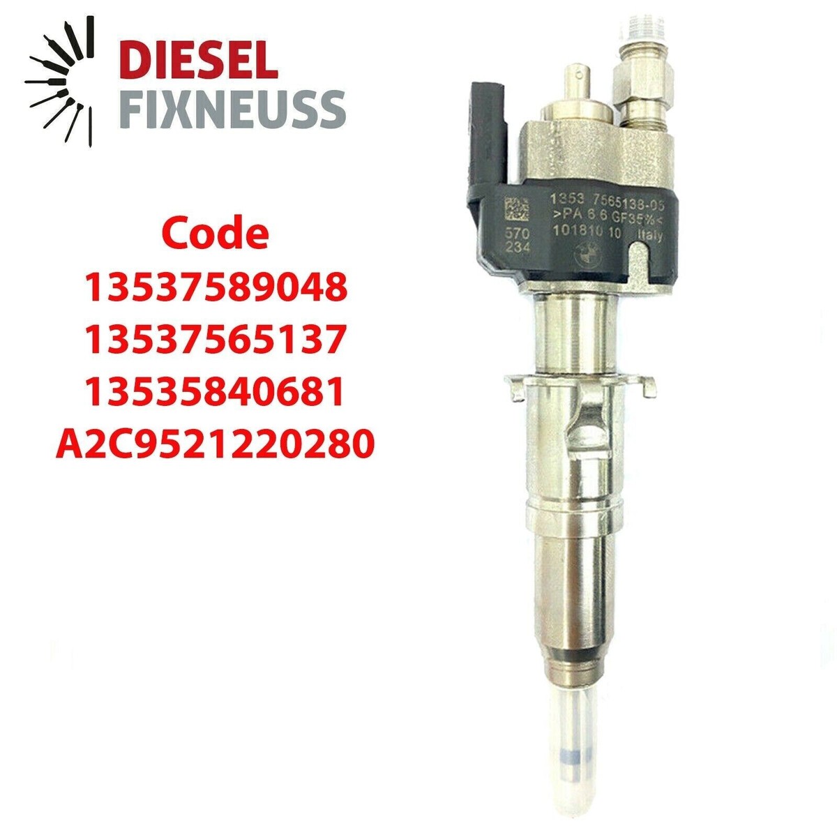 FUEL INJECTOR 13537589048-11 for BMW 1 3 5 6 Petrol N43 N53 