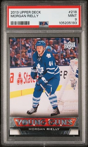 2013-14 Upper Deck Young Guns Morgan Rielly #218 PSA 9 MINT Rookie RC