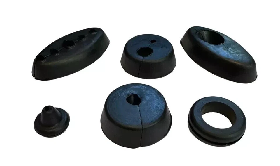 Комплект резиновых люверсов для брандмауэра Chrysler Royal New Yorker 1939-1942 годов выпуска 6 штук - Изображение 2 из 4