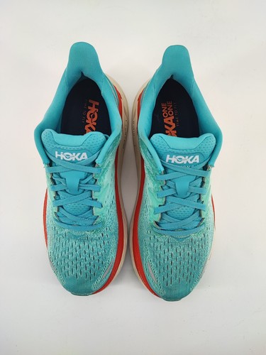 Hoka One One Women's Clifton 8 Teal Running Shoes Size 8B US - Bild 4 von 7
