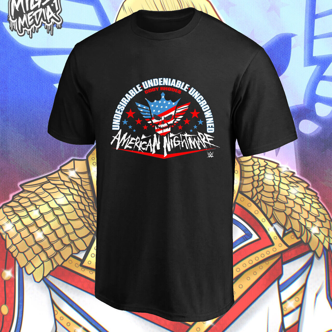 SALE!!! Cody Rhodes Undeniable TShirt Rhodes Shirt Gift For Wresling