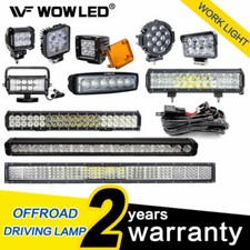 WOWLED Work Light Bar Spot Flood Offroad Roof Lights Driving Lamp Truck Bar Car