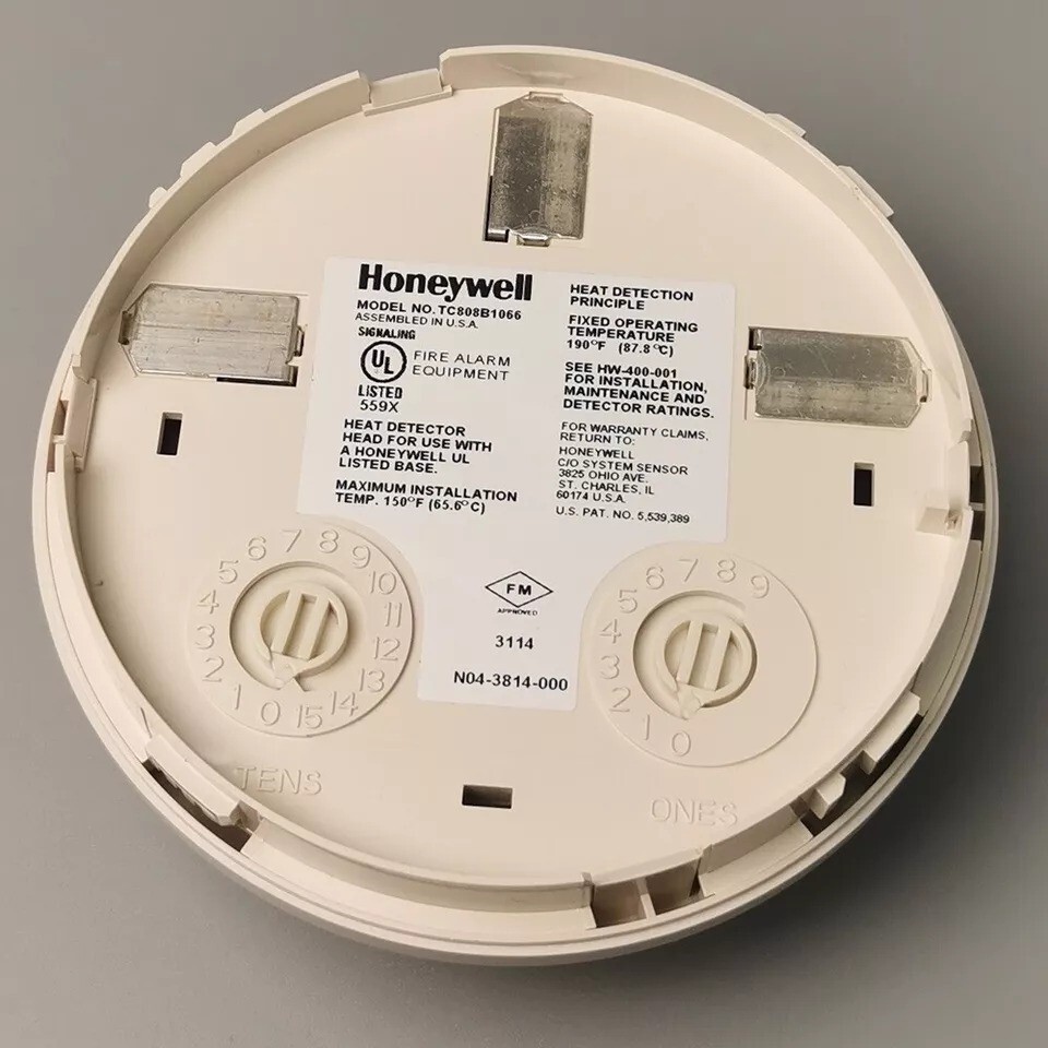 Honeywell TC808B1066 Smoke and Heat Detector Replacement Head-image