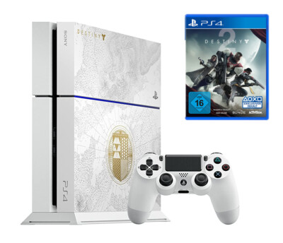 PS4 - Konsole 500GB #Destiny Edition + Destiny 2 + Original Pad Top Zustand