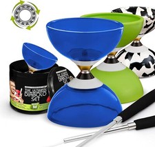The Ultimate Diabolo Juggling Set for Beginners  Professionals, Green NIP 