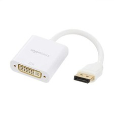 Amazon Basics DisplayPort to DVI Monitor Display Adapter