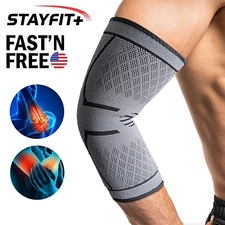 Tennis Elbow Compression Sleeve Brace Weight Lifting Support Pain Relief