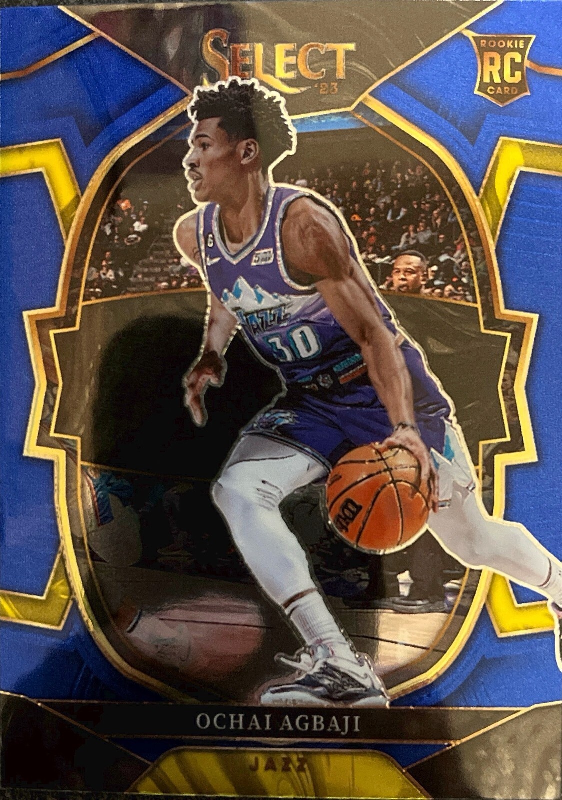 Ochai Agbaji Select 22-23 #96 Rookie Card Utah Jazz