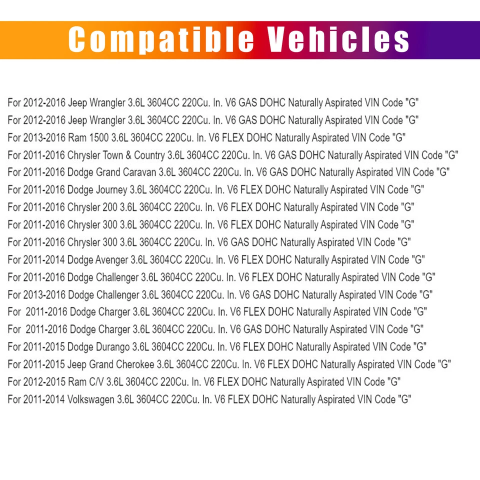 Full Gasket Set HS26541PT For 11-16 Dodge Avenger Ram Chrysler 200 300 Jeep V6 - Image 3 of 4