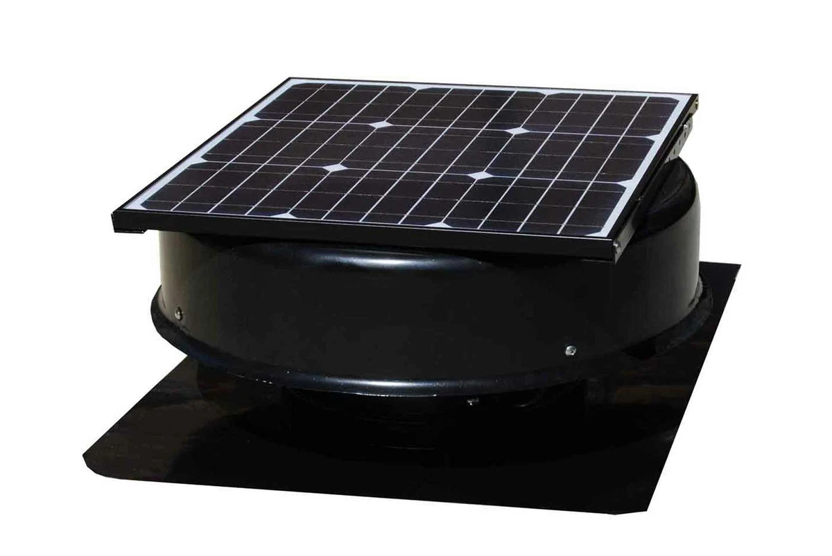 Solarking Roof Solar Fan V2 Powered Exhaust Fan 320mm Whirlybird | eBay