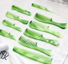 10pc Set Premium Detangling Comb Anti Static, Portable, Durable, Easy Grip, Perf