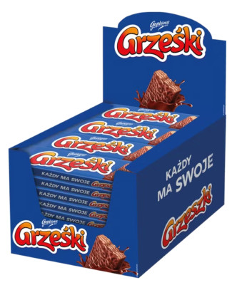 36 x Goplana GRZESKI Chocolate Covered Cocoa Wafers BOX 36 x 36g / 45.5oz