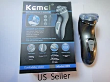 Rotary Rechargeable Washable Cordless Electric Shaver Razer Trimmer US Seller