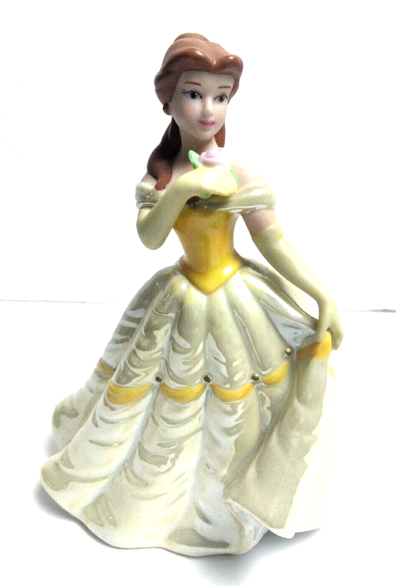 Disney 1990s Beauty & The Beast Princess Belle Porcelain 6 Disney 1990s Beauty & The Beast Princess Belle Porcelain 6