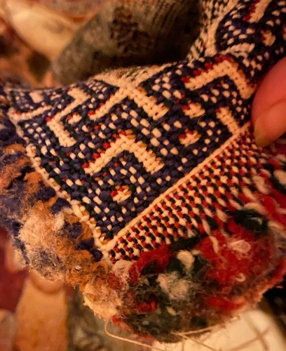 Nativity Scene Throw Tapestry Sz 56"X49" Christmas Bethlehem FRAYING IN CORNERS