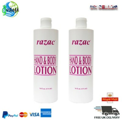 2 x Razac Hand & Body Lotion 16 Oz.