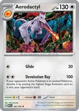 Pokemon 151 - Aerodactyl - 142/165 - Holo Rare - NM/M