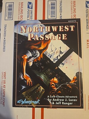 Atlas Games Cyberpunk Northwest Passage Never Used AG5070 1994