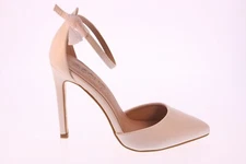 NEW NIB Soho Girls Kim-2 White Pointed Toe Ankle Strap Heel Sandal Sz 6 $60