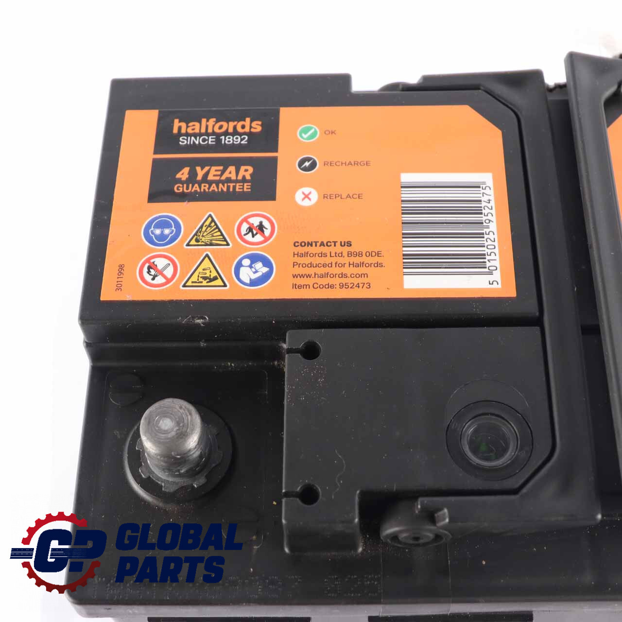 Halfords 12V Calcium Accumulator Battery 76Ah 680A HCB096 eBay