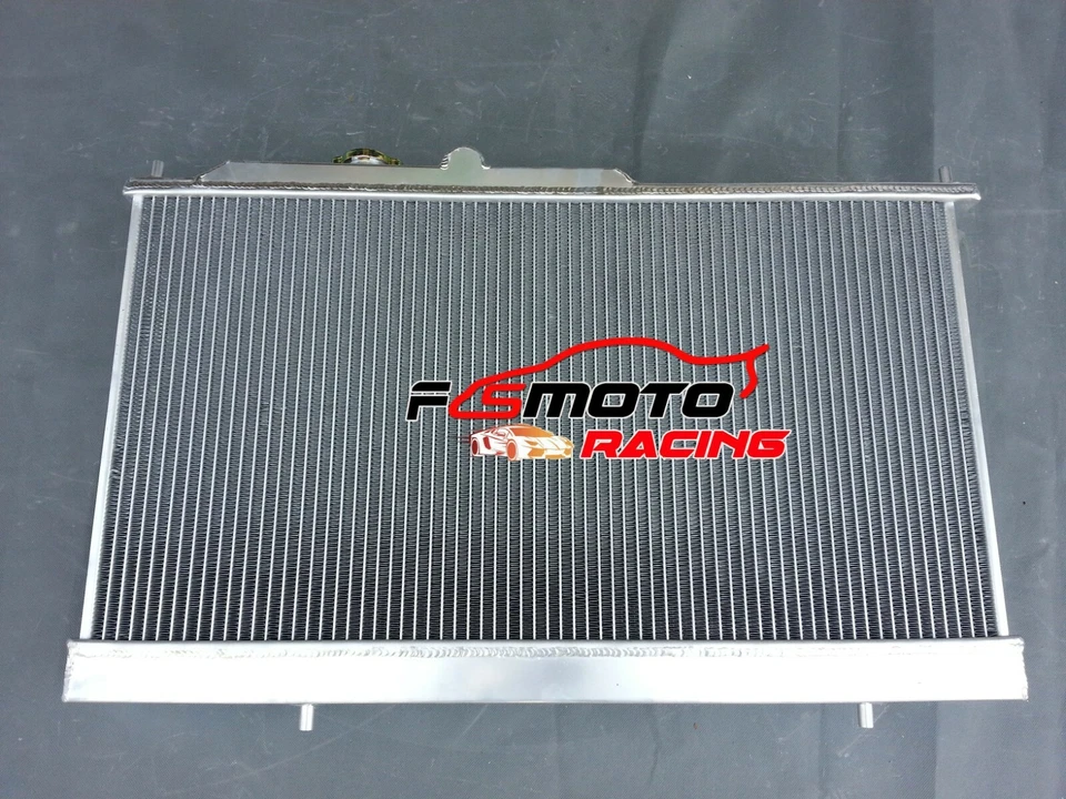 Radiador de aluminio para Mitsubishi Eclipse GT 3,0 L V6 2000-2005 01 02 03 04 MT Foto 2 de 4