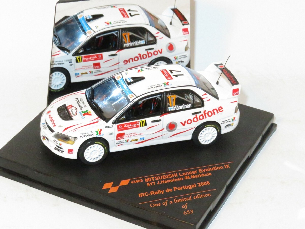 1/43 Mitsubishi Lancer Evo IX Vodafone Rally Portugal 2008 #17 J