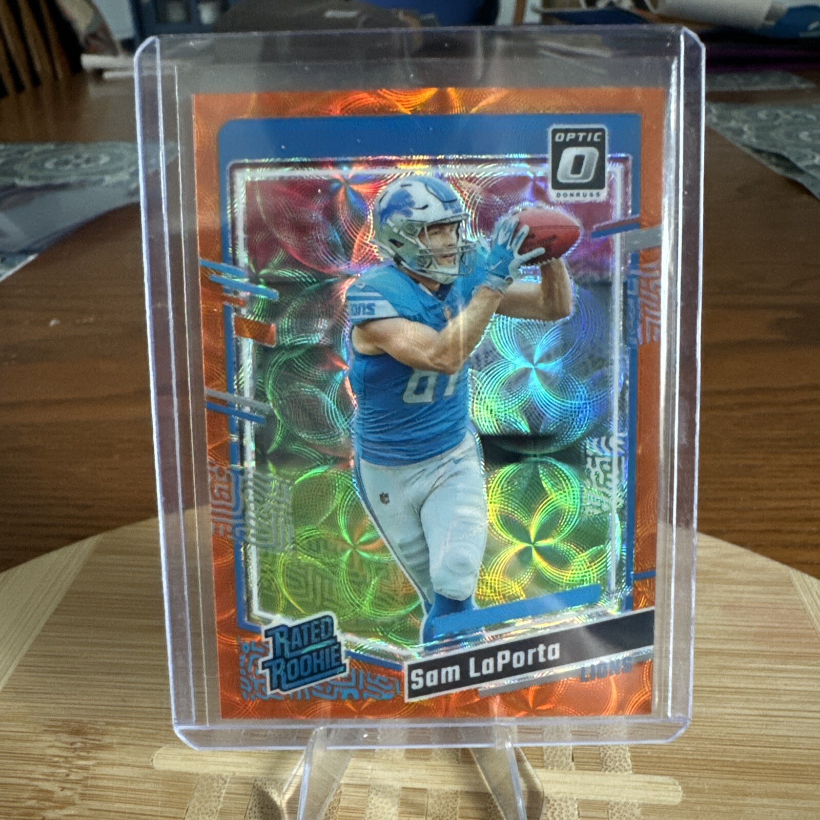 2023 Optic - Sam Laporta Rated Rookie Orange Scope Prizm #237 SP RC 12/79