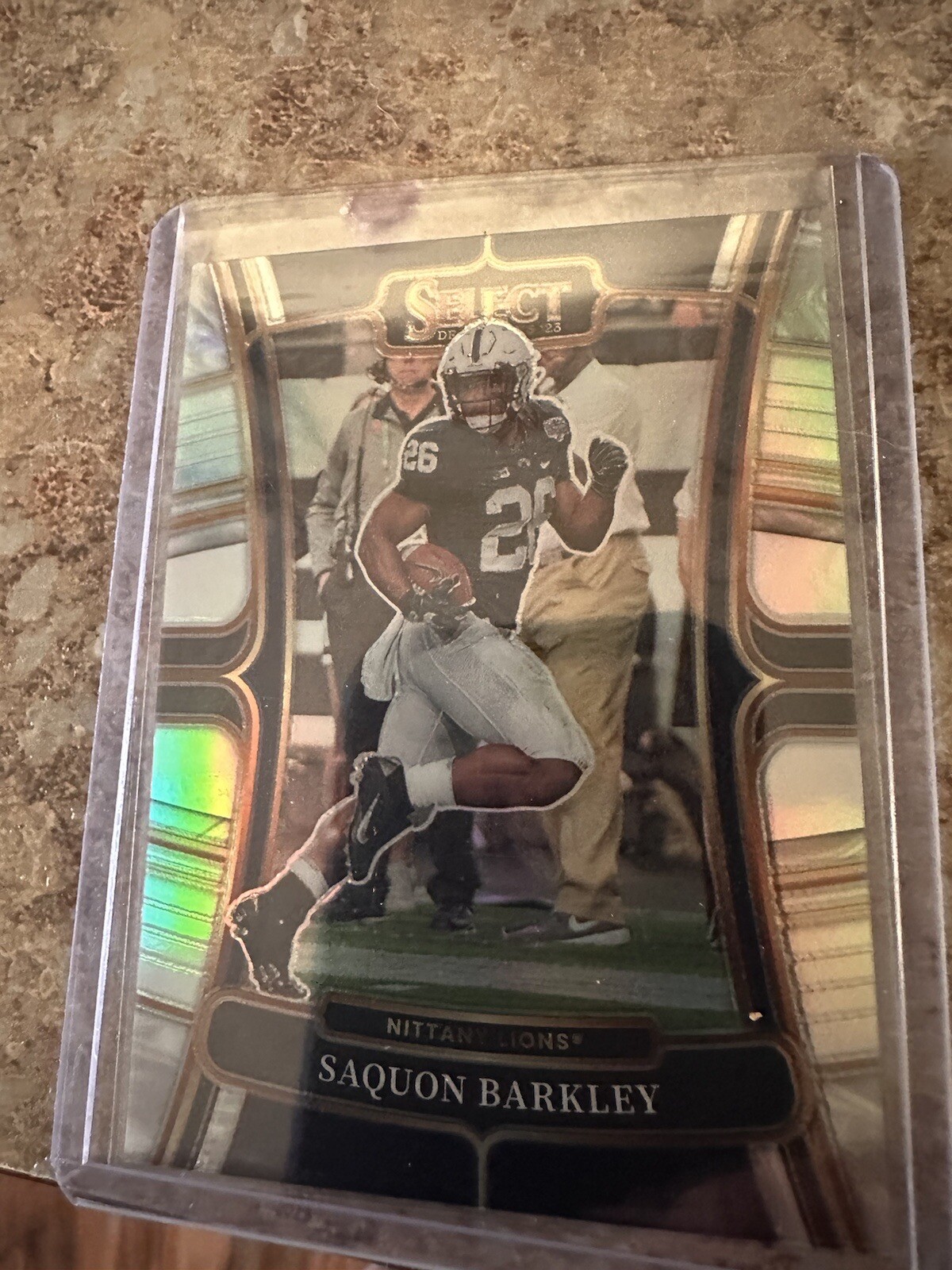 2023 Panini Select Draft Picks Silver Prizm Saquon Barkley #47 TS1