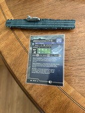 Axis Allies War at Sea BASE SET USS Enterprise CV 6 25/64 with card