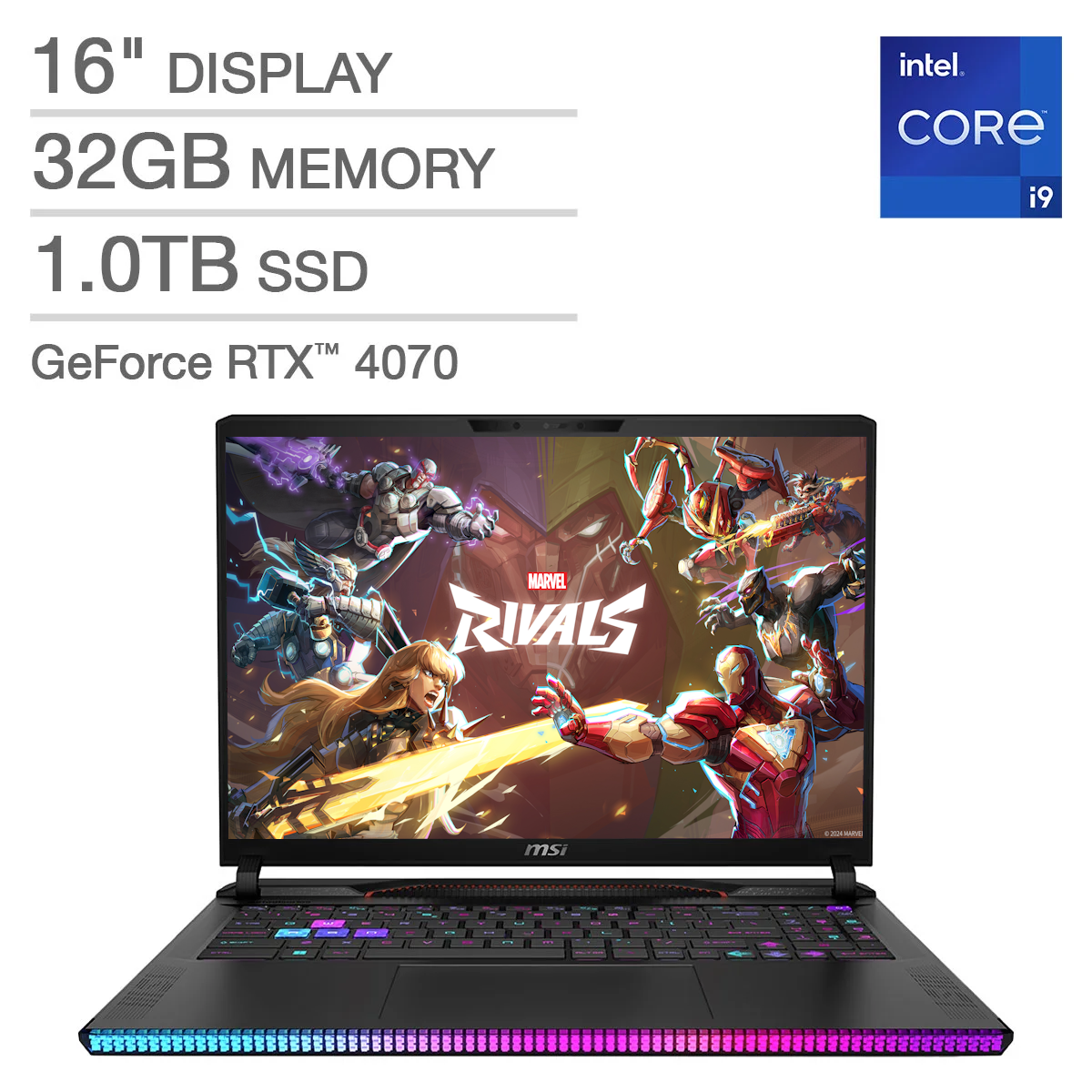 Core I9 14900hx Msi Laptop 1tb Ssd MSI RAIDER 16