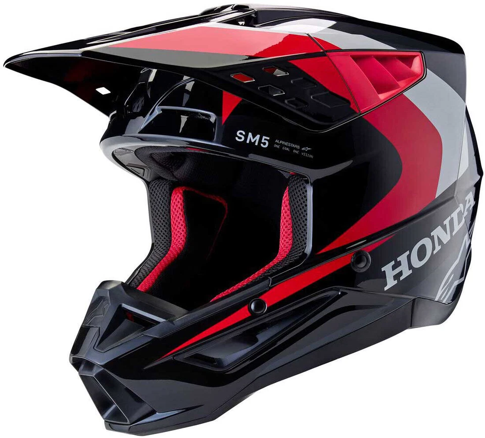 Alpinestars SM5 Honda Helmet - Motocross Dirt Bike Offroad Adult - Image 2 of 3