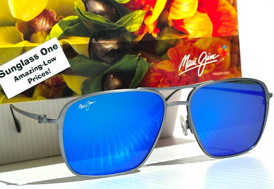 Maui Jim BEACHES Dove Grey POLARIZED Hawaii Blue Lens Sunglass B541N-27A