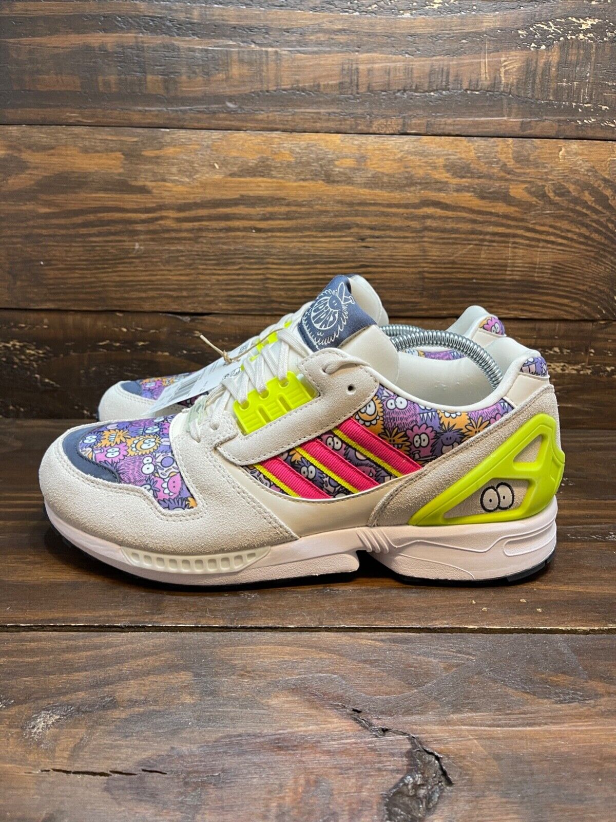 Adidas ZX 8000 Kevin Lyons Men's Athletic Shoes White Pink GY5769