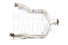 Tubo de escape de acero inoxidable Maserati Biturbo Ghibli II Ansa 319056104 NOS