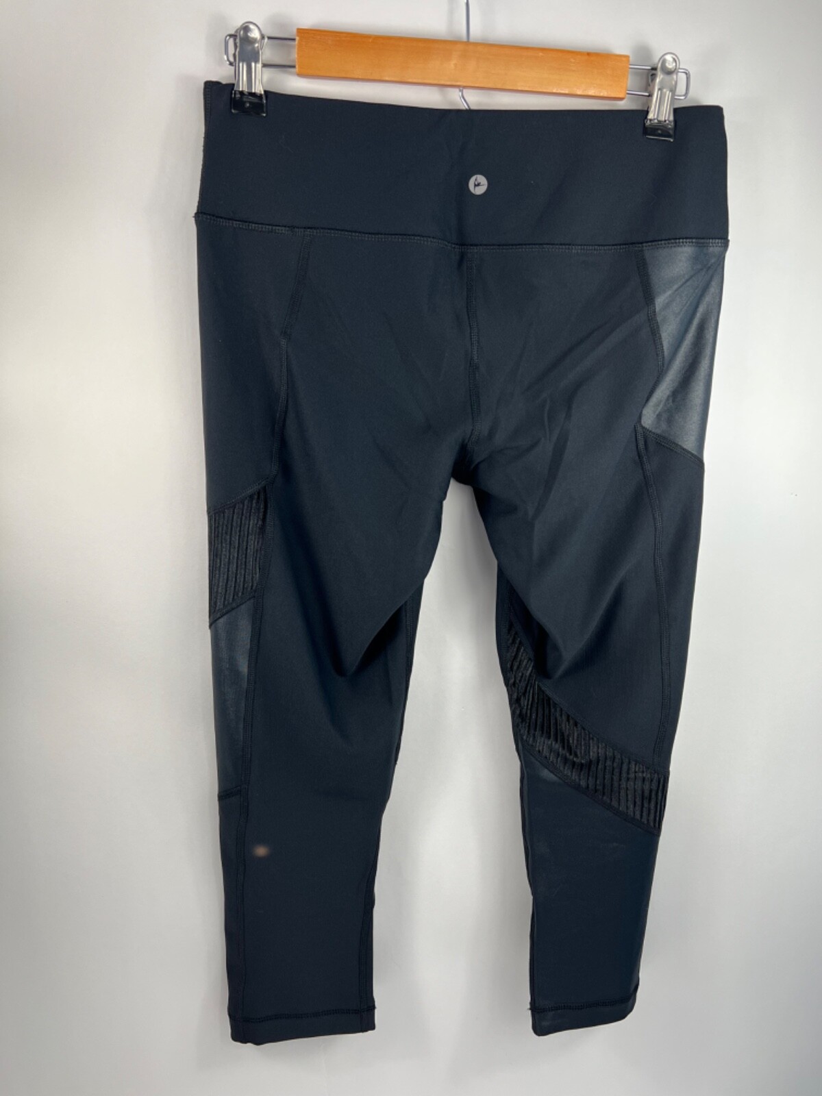 NWT 90 Degree by Reflex Leggings Women's Sz M Black High-Rise Inside Pocket