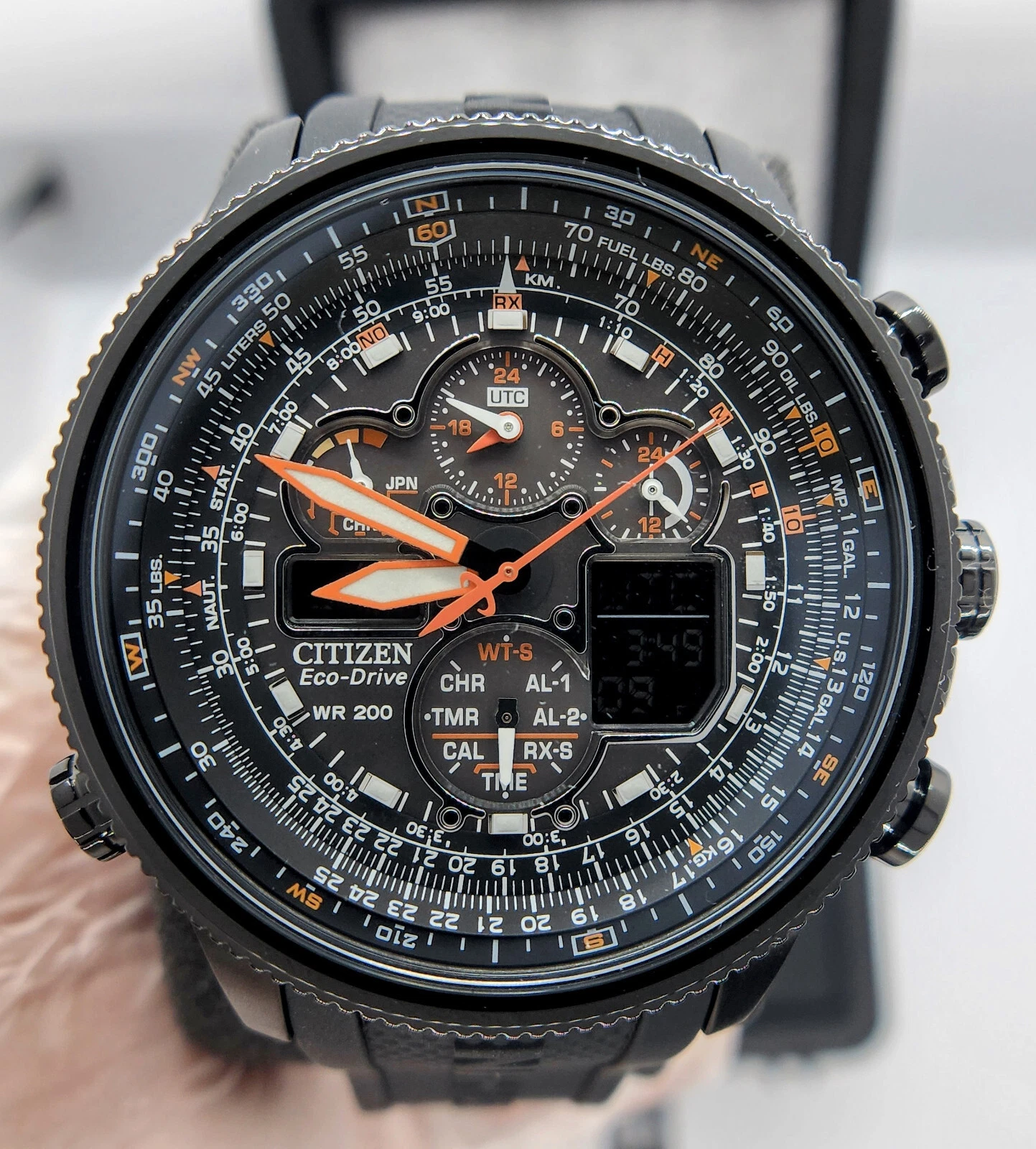 Citizen Navihawk Promaster Alarm A-T Men's Watch Polyurethane Strap JY8035-04E