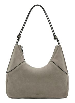 LIEBESKIND BERLIN Lilly Hydro Suede Hobo Bag S Schultertasche Neutral Gray taupe