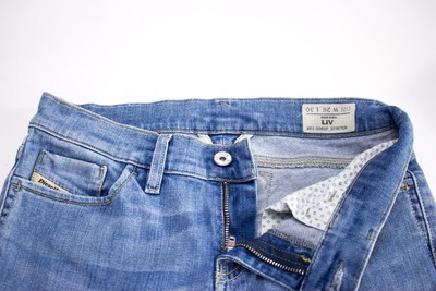 Diesel Donna Liv Sottile Elasticizzato Jeans Taglia W26 L30 | eBay