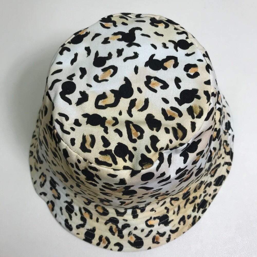 CELINE Gregory Edwards Leopard Bucket hat hat hat cotton Yellow Beige Celine | Accessories | Celine Gregory Edwards Leopard Bucket  main image 3