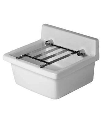 Duravit Starck 3 480 x 425mm Utility Basin with Grid art 0313480000|0067121000