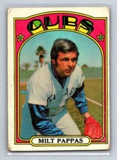 1972 Topps #208 Milt Pappas Chicago Cubs