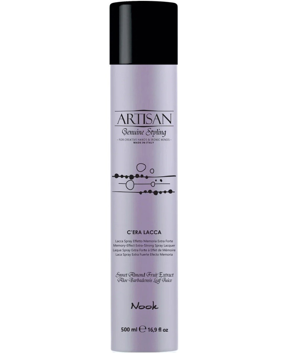 Lacca Nook Artisan Cera Lacca 500ml | Effetto Memoria Extra Strong