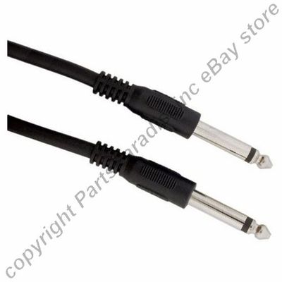 Lot5 50ft Mono 1/4''Male~M Guitar/Amp/Microphone/PA Patch/Cable/Cord/Wire,6.3mm