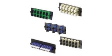 Panduit - FAP12WAQDLCZ - Panduit Opticom Fiber Adapter Panel, OM4, 12 LC