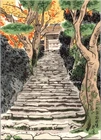 Vintage Kyoto Temple Woodblock Postcards by Ito Ninzaburo Set of 6 #1389