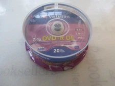 95310 - Verbatim 8x DVDR Double Layer Media 8.50 GB - 120mm Standard - 20 Pack..
