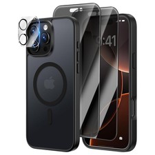 4 in 1 Magnetic for iPhone 16 Pro Max Case, 2 Pics Privacy Screen Protector...