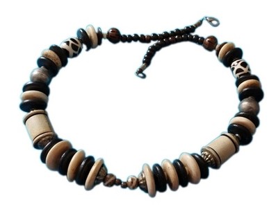 schöne,antike Kette, Handarbeit, Naturmaterial