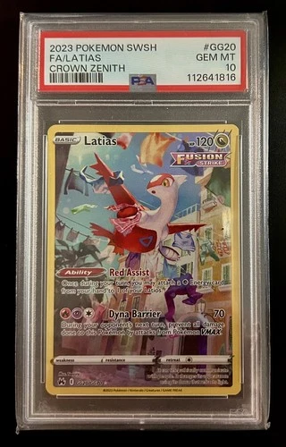 PSA 10 Latias GG20/GG70 Sword Shield Crown Zenith Pokemon
