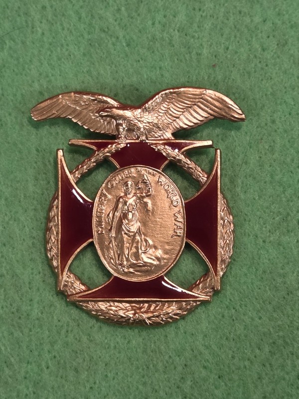 Military Order of the World Wars Medal  1.5" x  2"  Medallic Art Co.   No Ribbon